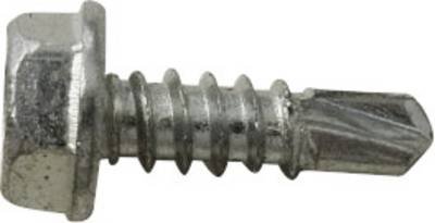 TOOLCRAFT 828018 Bohrschraube 3.5 mm 19 mm Außensechskant DIN 7504 Stahl verzinkt 100 St.