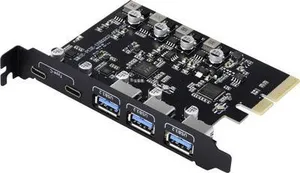 Renkforce RF-6613196 3+2 Port USB 3.2 Gen 2 Controllerkarte USB-C® (USB 3.2 Gen 2)