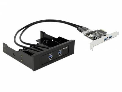 Delock 61893 2+2 Port USB 3.2 Gen 1 Controllerkarte