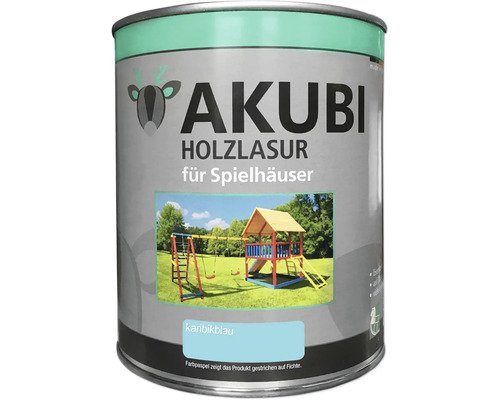 Holzlasur Karibu karibikblau 750 ml