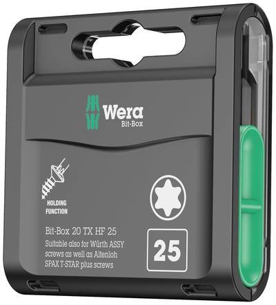 Wera TX HF 05057778001 Torx-Bit TX 25 20 Teile