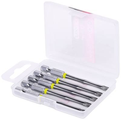 KS Tools 918.3566 9183566 Torx-Bit T 25 Spezialstahl vernickelt E 6.3 5 St.