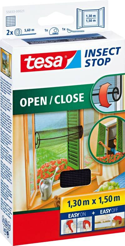 tesa COMFORT 55033-00021-00 Fliegengitter (B x H) 1500 mm x 1300 mm Anthrazit 1 St.