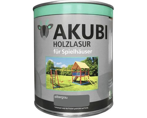 Holzlasur Karibu silbergrau 750 ml