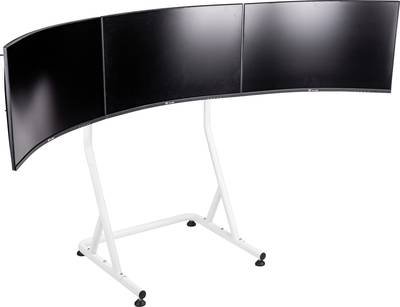 Thermaltake Monitorhalterung Triple Monitor Stand for Cockpit White 3 Display(s) 139,7 cm (55") Weiß