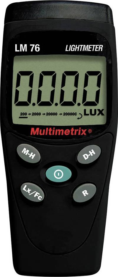 Multimetrix P06236201-ISO LM 76 Luxmeter kalibriert (ISO) 0 - 200000 lx