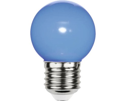 LED Lampe E27 G45 blau
