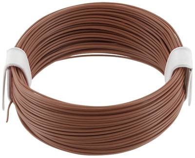 econ connect KL004BR10 Litze 1 x 0.04 mm² Braun 10 m