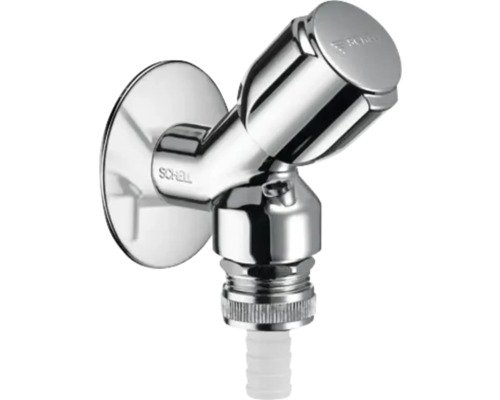 SCHELL Geräteschrägsitzventil COMFORT RV 1/2" AG Rückflussverhinderer Rohrbelüfter Fettkammeroberteil chrom 033920699