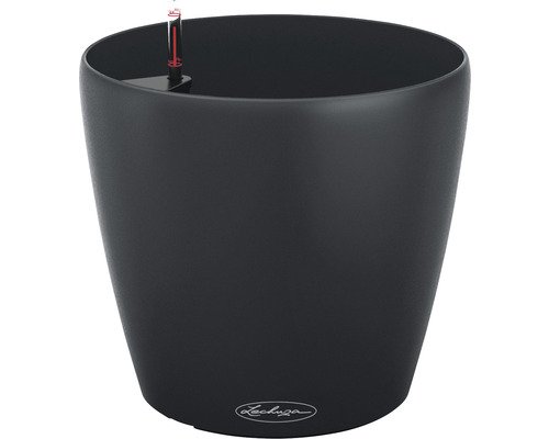 Pflanztopf Lechuza Classico Eco Kunststoff Ø 60 cm H 56 cm dunkelgrau inkl. Erdbewässerungssystem und Wasserstandsanzeiger