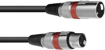OMNITRONIC XLR Kabel 3pol 1,5m sw/rt