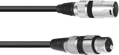 OMNITRONIC XLR Kabel 3pol 1,5m sw