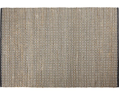 Teppich Natur Loreto schwarz 140x200 cm