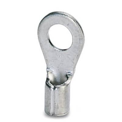 Phoenix Contact 3240076 Ringkabelschuh Querschnitt (max.)=2.50 mm² Loch-Ø=3.2 mm Unisoliert Metall 100 St.