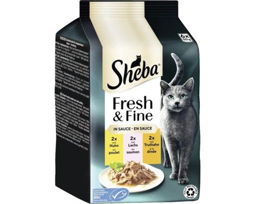 Sheba Fresh & Fine Mixed 6x50 g