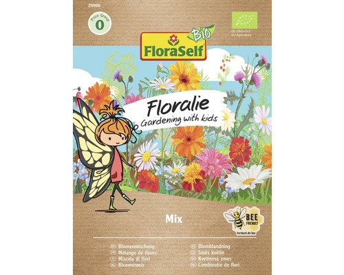 FloraSelf Floralie Gärtnern mit Kids Blumensamen Bio Blumenmischung