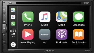 Pioneer AVH-Z5200DAB Doppel-DIN Moniceiver DAB+ Tuner, Bluetooth®-Freisprecheinrichtung, Anschluss für Rückfahrkamera