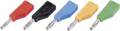 TRU COMPONENTS TC-R8-B19 B Büschelstecker Stecker, gerade Stift-Ø: 4 mm Schwarz 1 St.