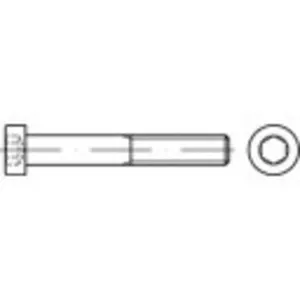 TOOLCRAFT 145481 Zylinderschrauben M5 30 mm Innensechskant DIN 7984 Stahl 500 St.