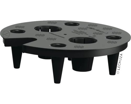 Trennboden Lechuza für Cilindro 32/ Rondo 32/ Trendcover 32 und Puro 50 schwarz 2 Stück