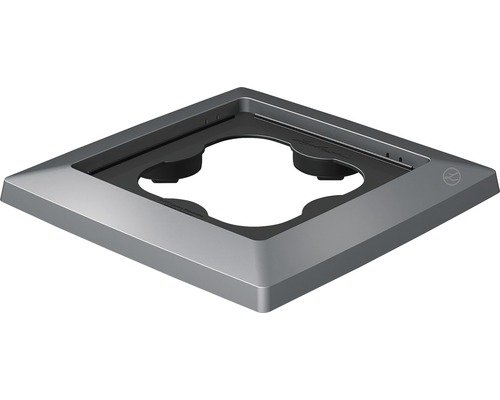 Pflanzenroller Lechuza Cubico 32 x 32 x 4,5 cm Kunststoff schwarz