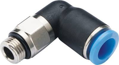 TRU COMPONENTS Winkelverbinder GPL12-G03 Rohr-Ø: 12 mm Gewinde-Maß: G3/8" 1 St.