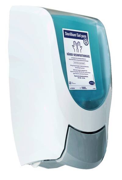 BODE Chemie Kunststoff-Dosierspender CleanSafe basic für Sterillium Gel pure BH981445 Hautschutzspender