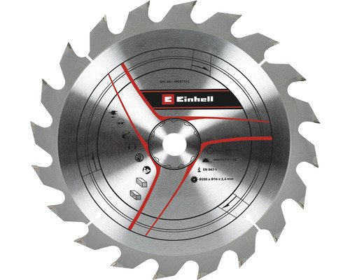 Einhell Kreissägeblatt 200 x 16 mm