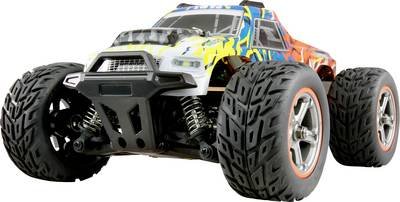 Amewi AMEWI - Hyper Go MAX20 Monstertruck Li-Po 750mAh blau/orange Blau, Orange Brushed 1:20 RC Einsteiger Modellauto El