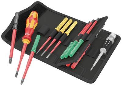 Wera Kraftform Kompakt VDE 16 extra slim 1 Elektriker Wechselklingen-Set