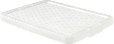 Curver 230649 Drehstapelbehälter ESSENTIALS Deckel für 20L und 26L Box, Transparent 1 St.