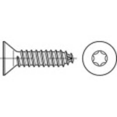 TOOLCRAFT 145347 Senkblechschrauben 4.8 mm 22 mm T-Profil DIN 7982 Stahl galvanisch verzinkt 500 St.