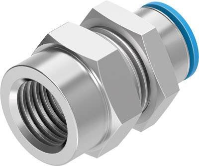 FESTO Steckverschraubung 153168 QSSF-1/4-10-B 1 St.