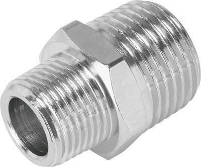 FESTO Doppelnippel 8030285 NPFC-D-R38-R12-M Gewinde-Maß: R3/8, R1/2 1 St.