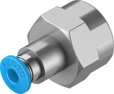 FESTO Gerade-Verbinder 190650 QSF-1/4-4-B Innengewinde G1/4" Rohr-Ø: 4 mm 1 St.