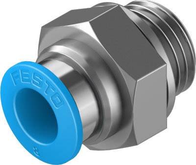 FESTO Gerade-Verbinder 186099 QS-G1/4-8 Rohr-Ø: 8 mm Gewinde-Maß: G1/4" 1 St.