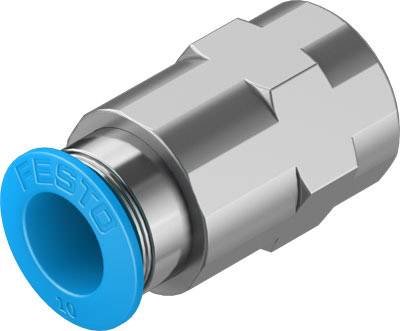 FESTO Gerade-Verbinder 153028 QSF-1/4-10-B Innengewinde G1/4" Rohr-Ø: 10 mm 1 St.