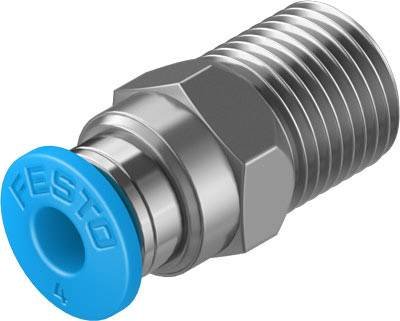 FESTO Gerade-Verbinder 153001 QS-1/8-4 Rohr-Ø: 4 mm Gewinde-Maß: R1/8 1 St.