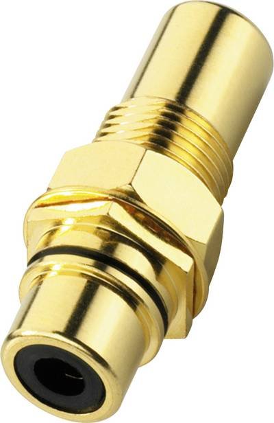 Monacor T-730G/SW Cinch-Einbaubuchse