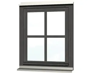Einzelfenster SKAN HOLZ 69,1 x 82,1 cm anthrazit