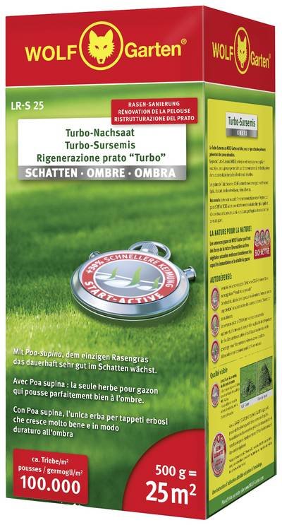 WOLF-Garten 3826625 WOLF-Garten 3826625 WOLF-Garten Turbo-Nachsaat Schattenrasen LR-S 25 500 g 500 g