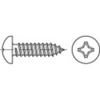TOOLCRAFT 145028 Linsenblechschrauben 5.5 mm 16 mm Kreuzschlitz Phillips DIN 7981 Stahl galvanisch verzinkt 100 St.