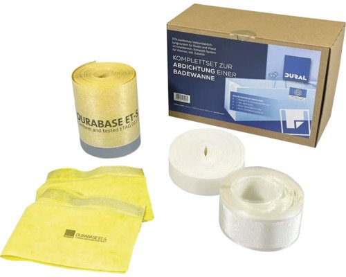 Dural Komplettset ET-S KA 3 Abdichtung Badewanne
