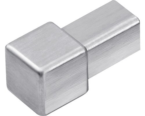 Innen- und Aussenecke DURAL SQUARELINE DPSE 100-SF-Y Edelstahl gebürstet H: 10 mm 1 Stk.