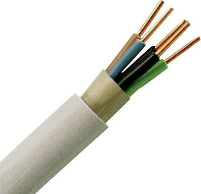 Kopp 153225006 Mantelleitung NYM-J 5 G 2.5 mm² Grau 25 m