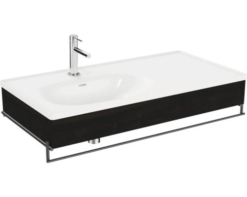VitrA Möbelwaschtisch Equal 1025 x 520 mm weiss glänzend Holzblende Ulme 64089