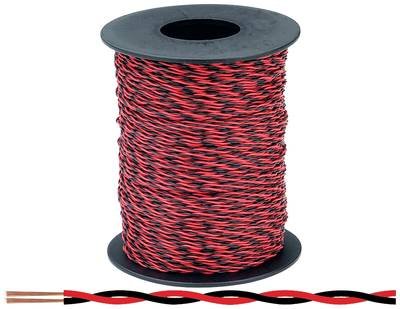 Donau Elektronik 210-10-100 Litze 2 x 0.04 mm² Rot, Schwarz 100 m