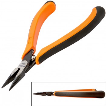 Alicates compactos de boca semirredonda ergo™ con mangos bi-componente y acabado fosfatado ref. 4830 / 4831 - Rationalstock.es