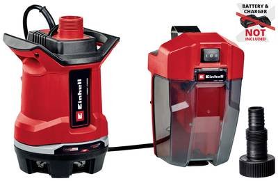 Einhell 4181580 GE-DP 18/25 Li - Solo Power X-Change Schmutzwasser-Tauchpumpe mehrstufig 7500 l/h 5 m