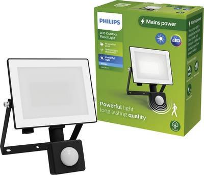 Philips LED Lois 929004642301 LED-Außenstrahler mit Bewegungsmelder 20 W Leuchtfarben: Kaltweiß